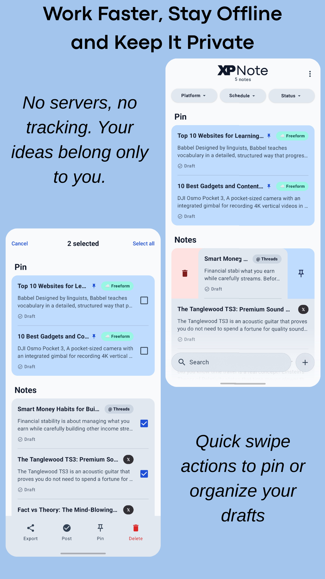 Quick Actions
