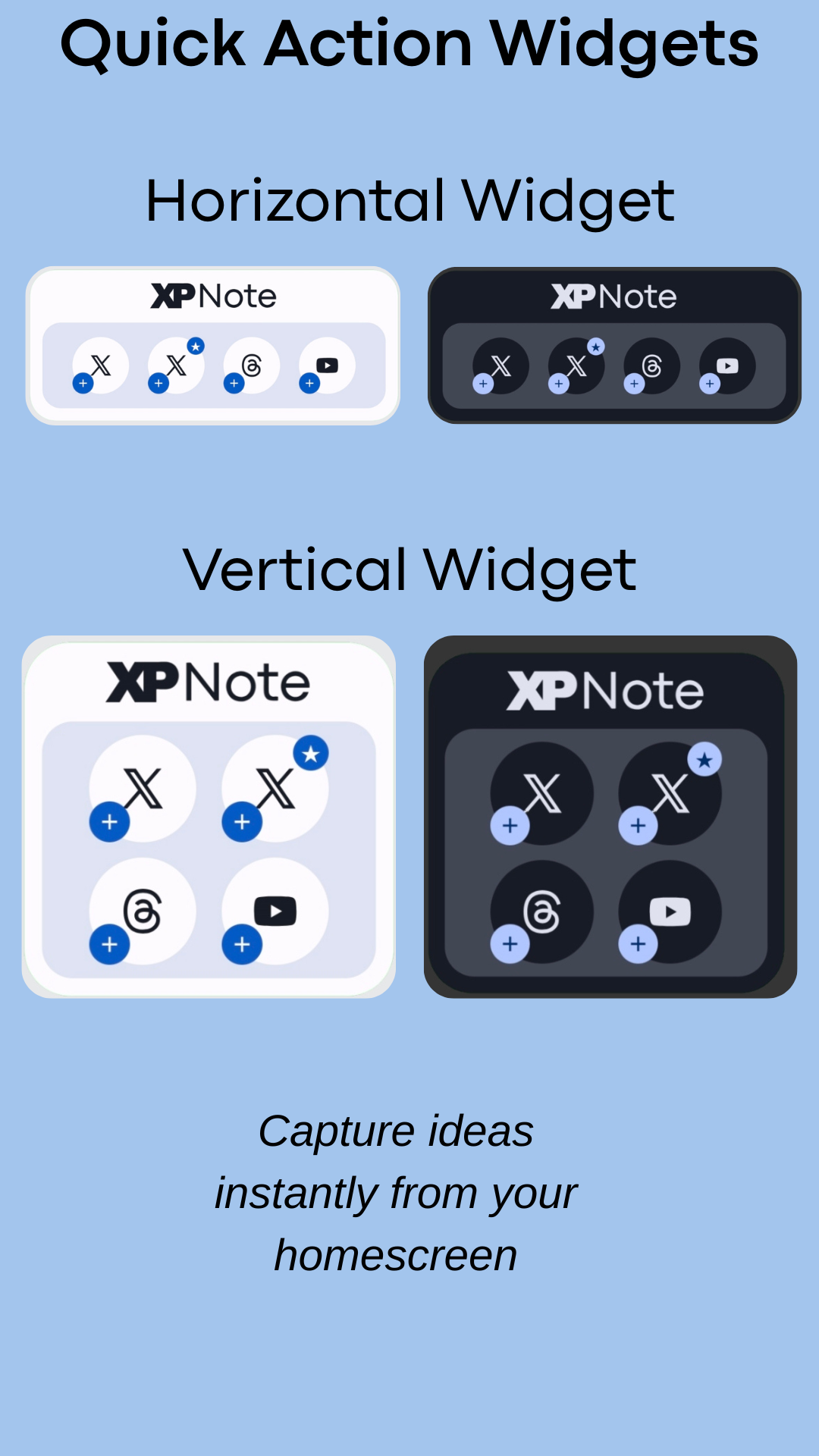 Widgets